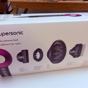 Dyson Hair Dryer with Attachments - Pink and Black